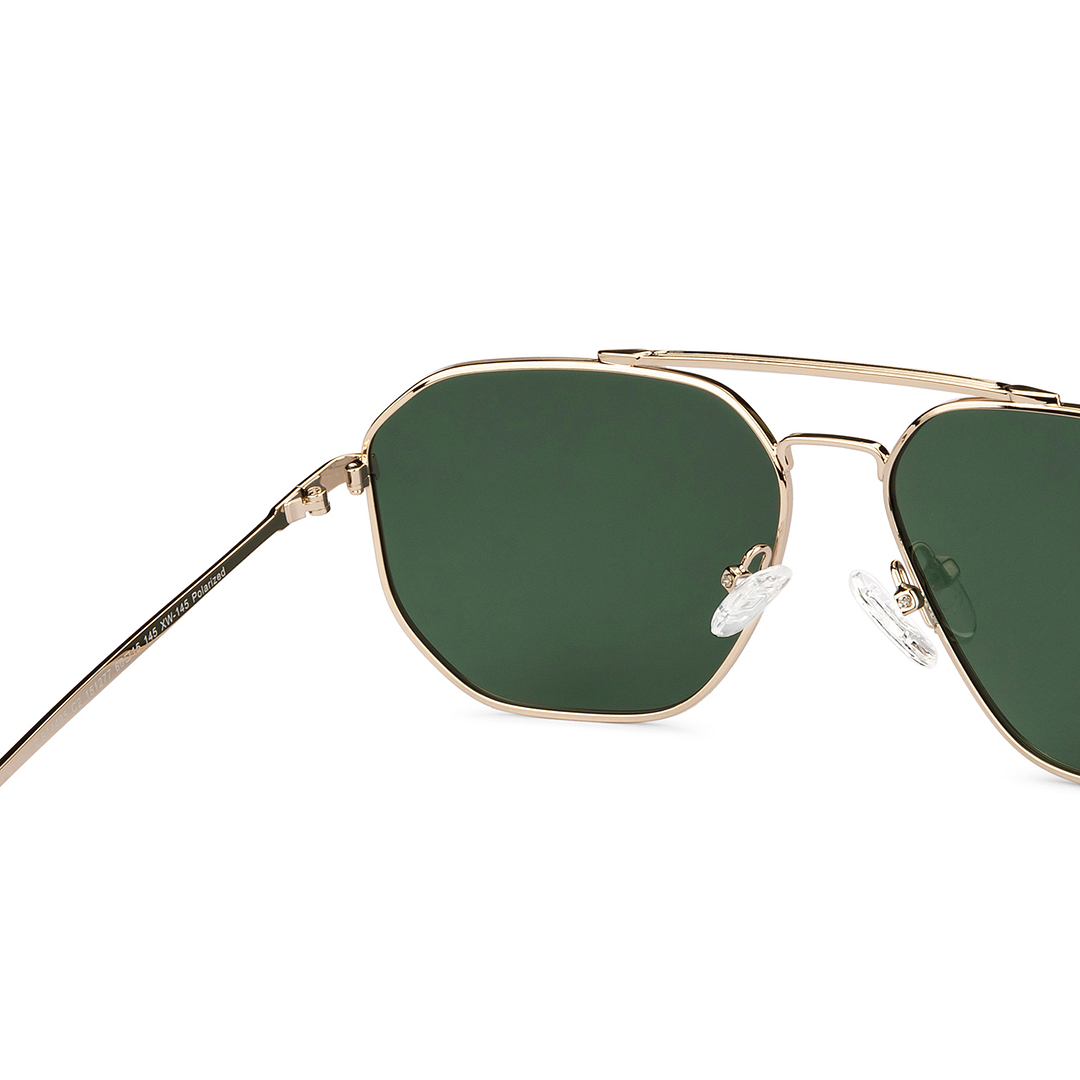 Vincent Chase Gold Full Rim Geometric right side