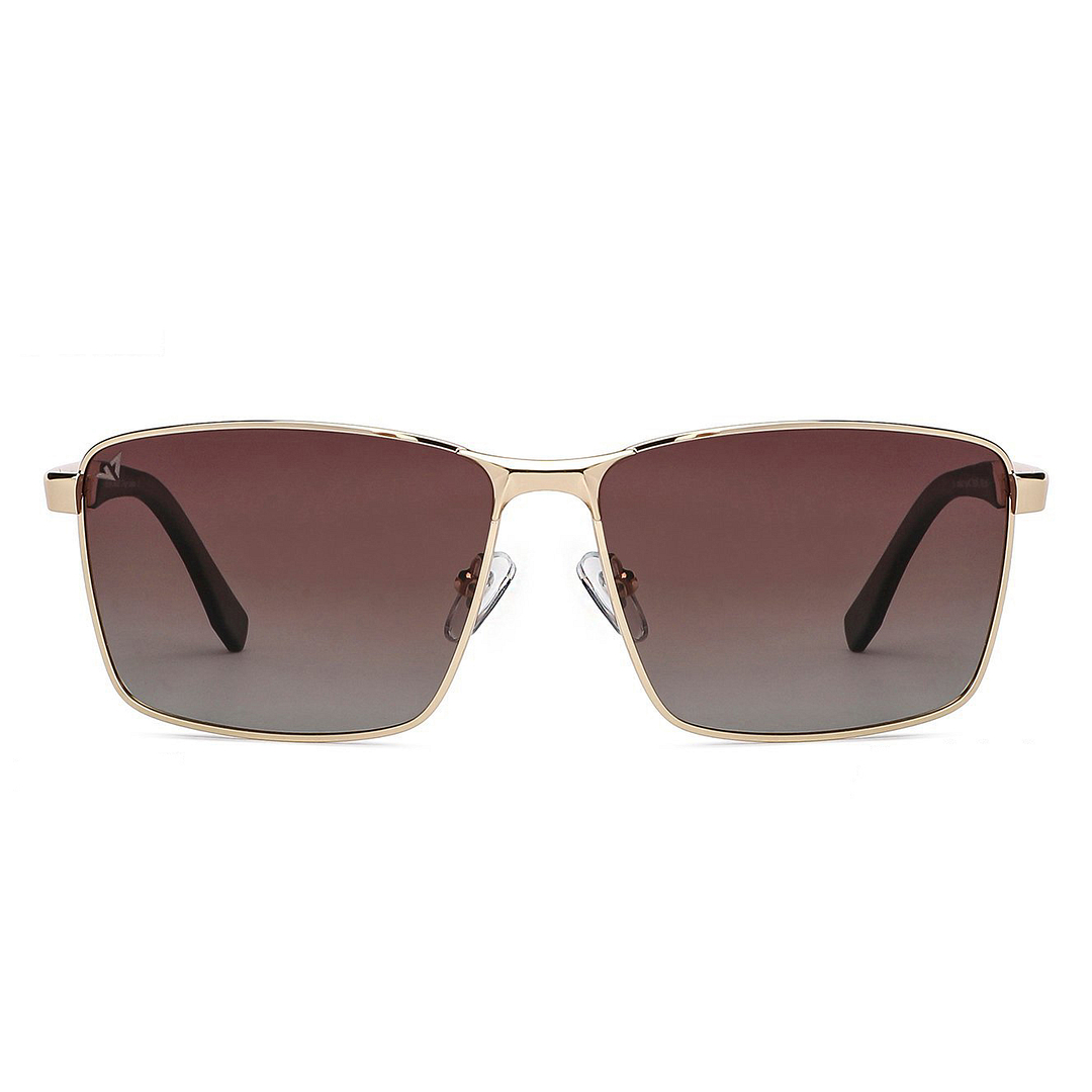金鯱C5 Buy Gold Black Full Rim Rectangle Square Vincent Chase The Metal