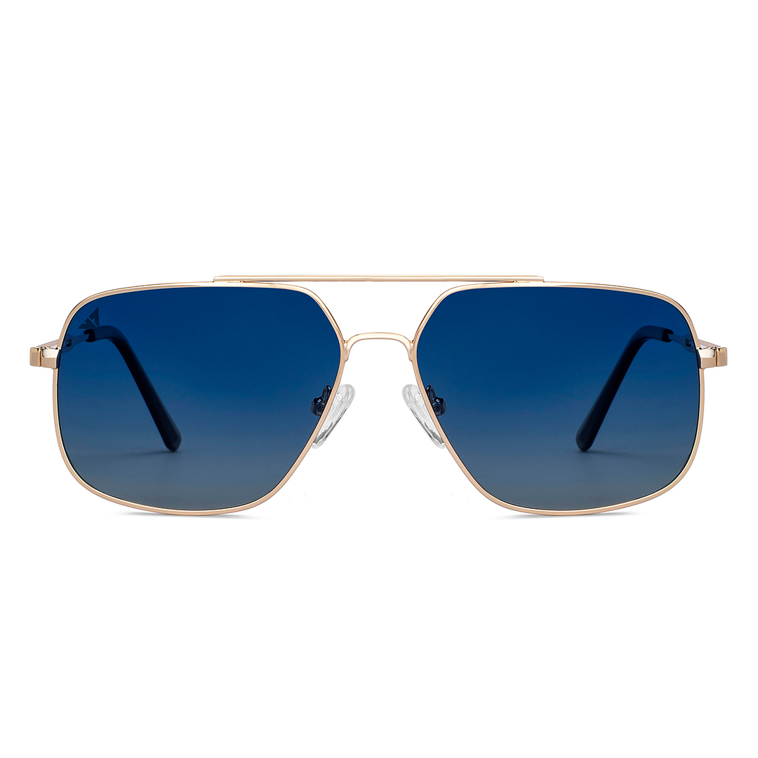 Vincent Chase Online Gold Full Rim Aviator left side