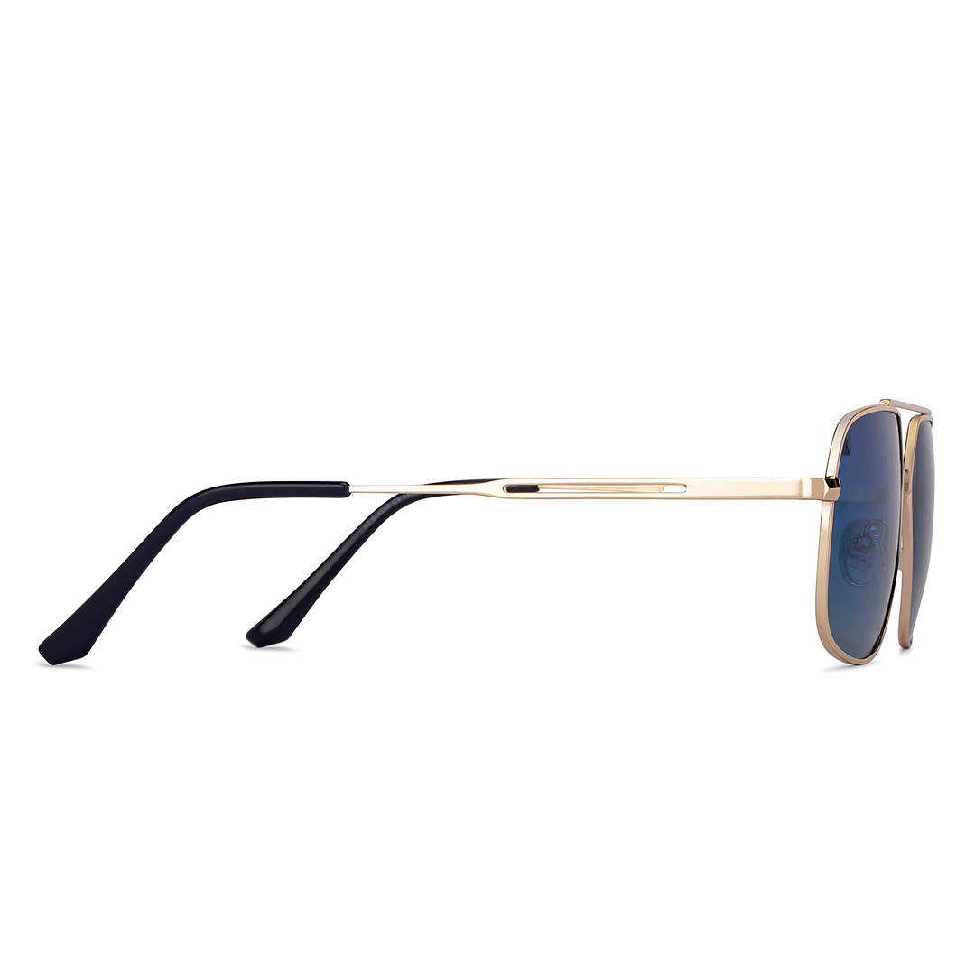 Vincent Chase Online Gold Full Rim Aviator left side
