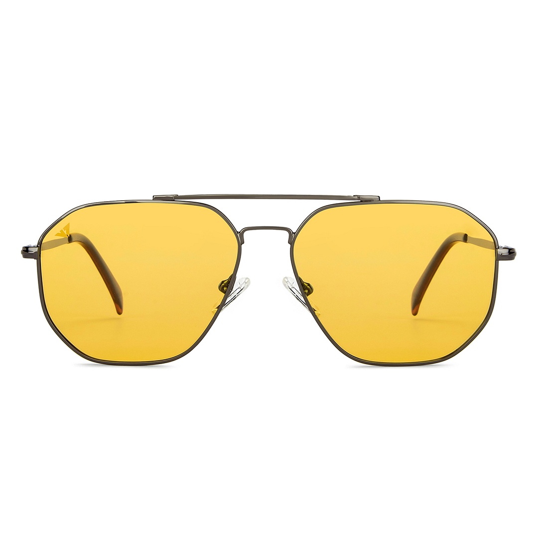 Vincent Chase Online Gold Full Rim Geometric left side
