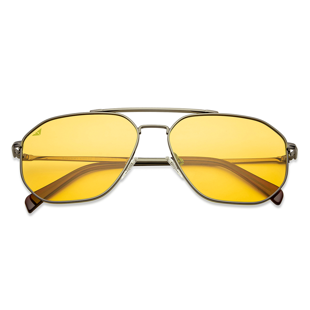 Vincent Chase Online Gold Full Rim Geometric left side