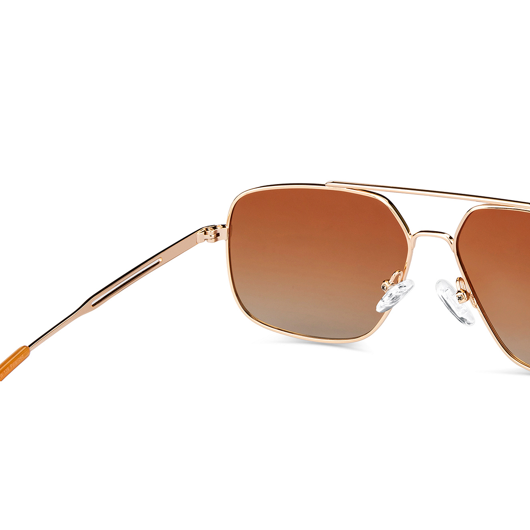 Vincent Chase Online Gold Full Rim Aviator right side