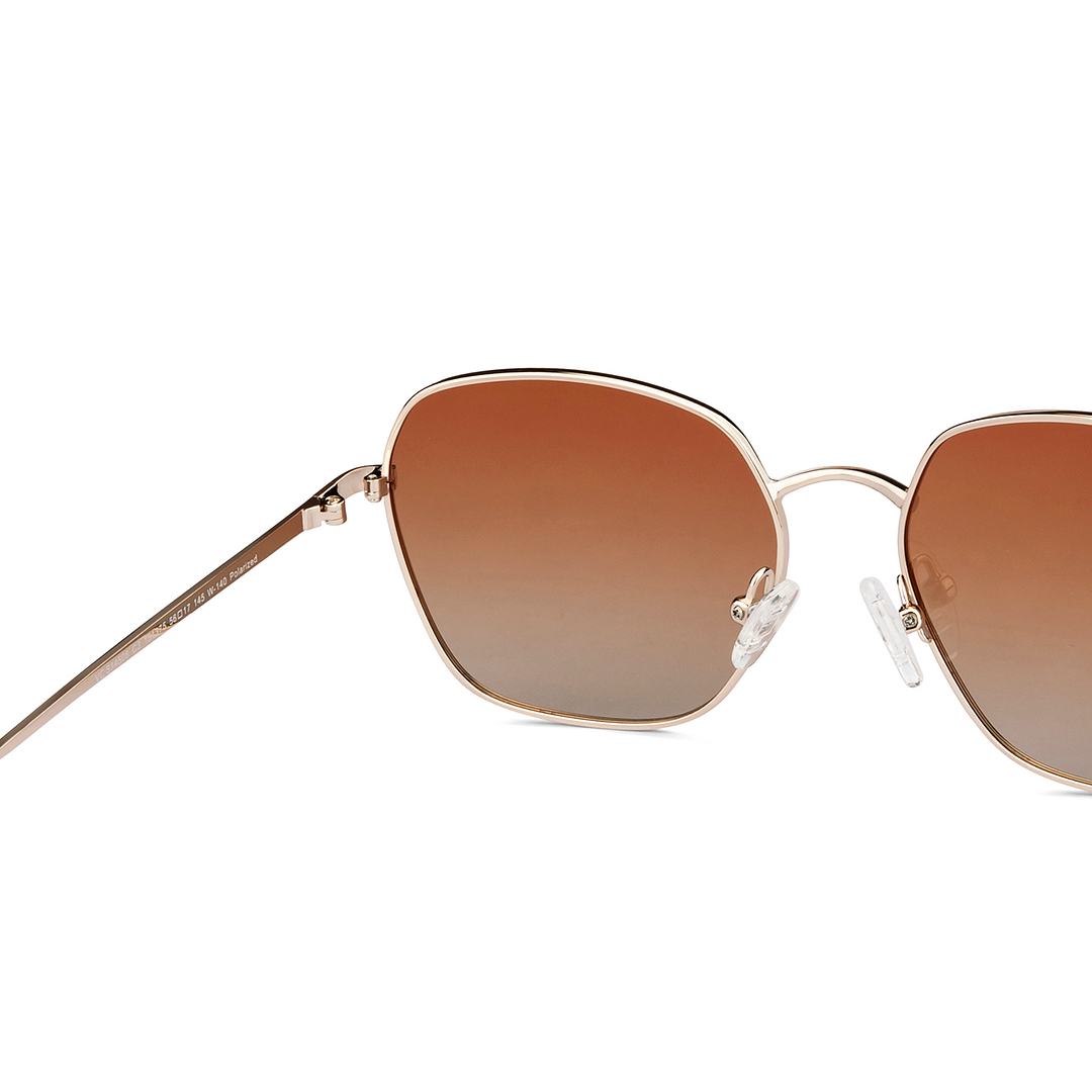 Vincent Chase Online Gold Full Rim Geometric right side