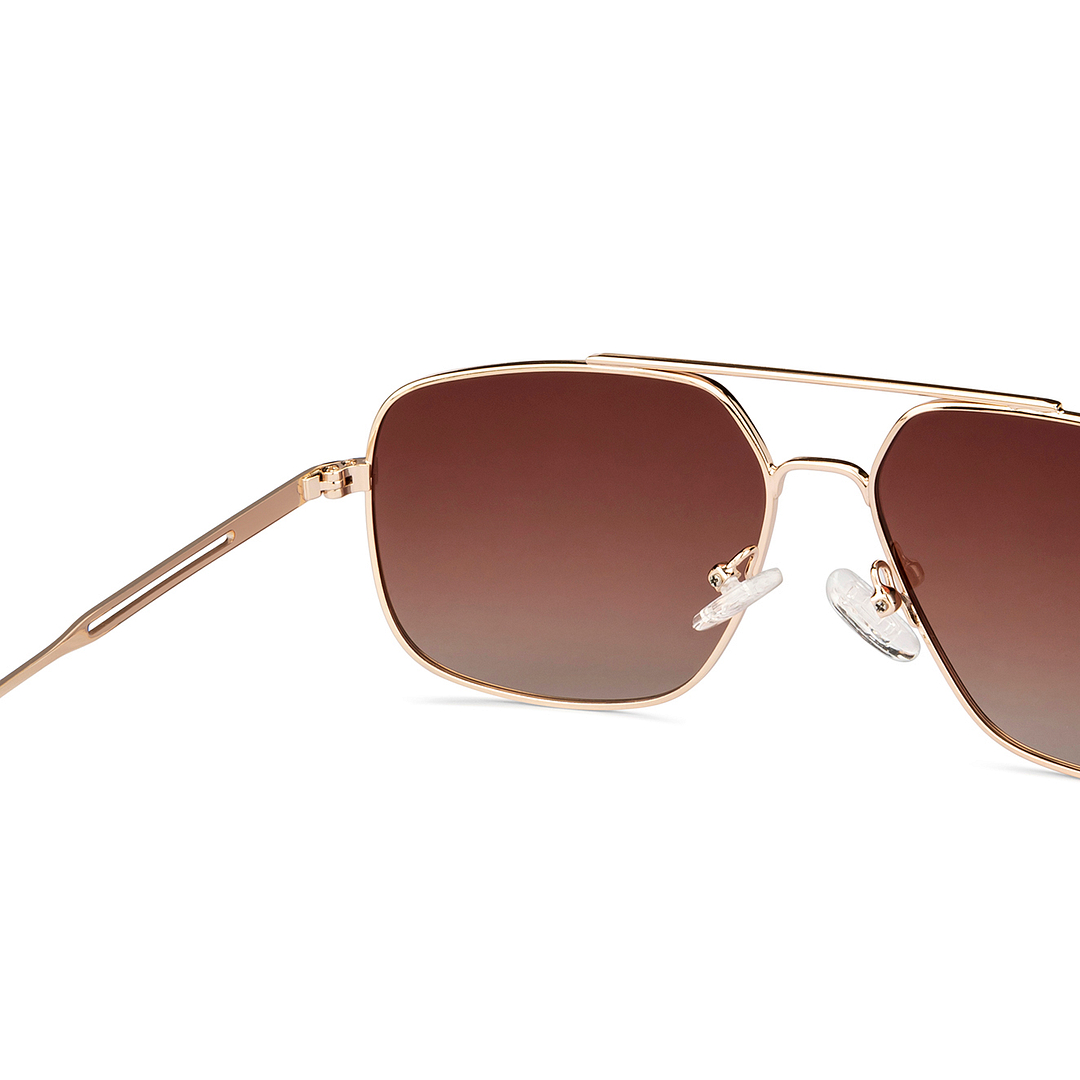 Vincent Chase Online Gold Full Rim Aviator right side