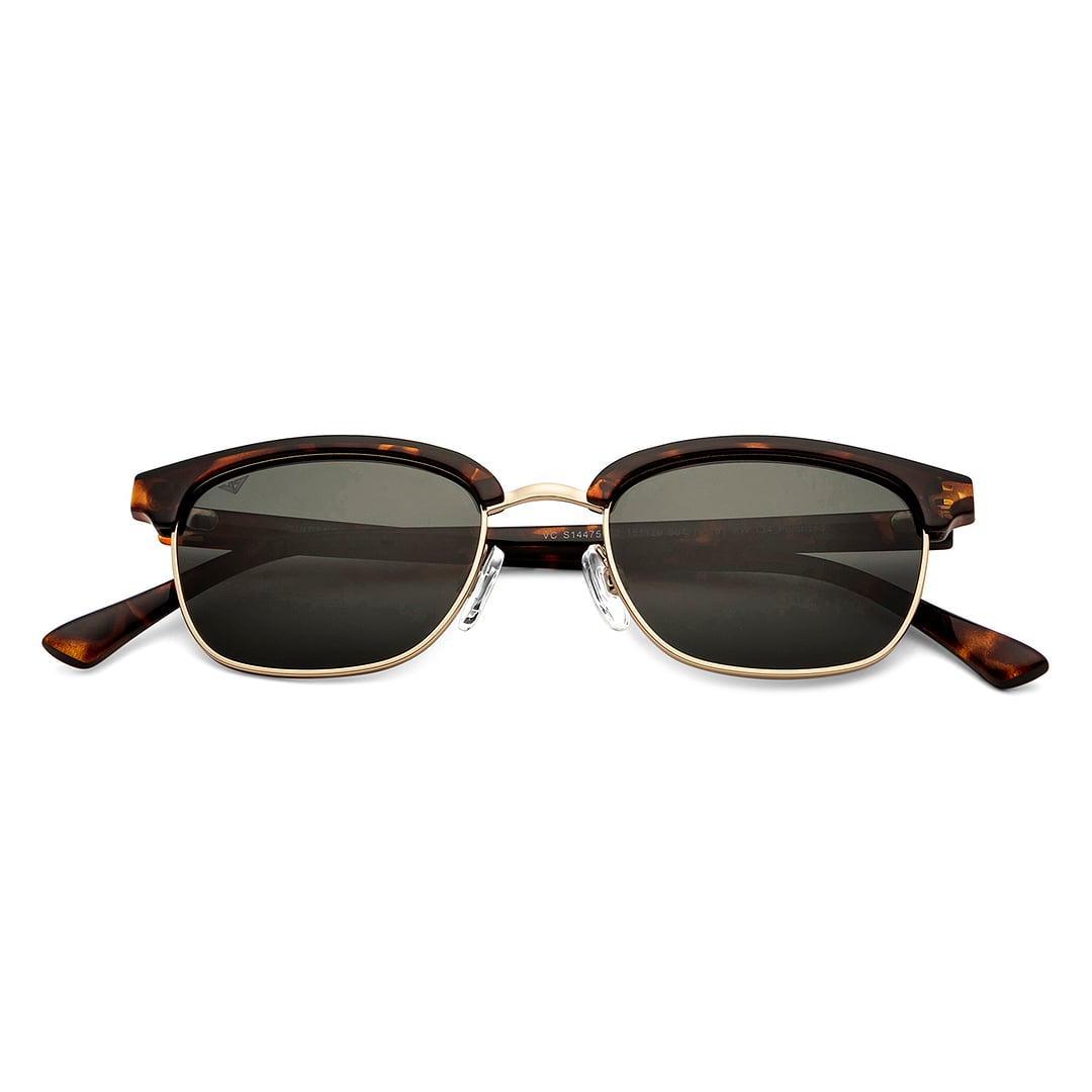 Vincent Chase Online Gold Full Rim Clubmaster left side