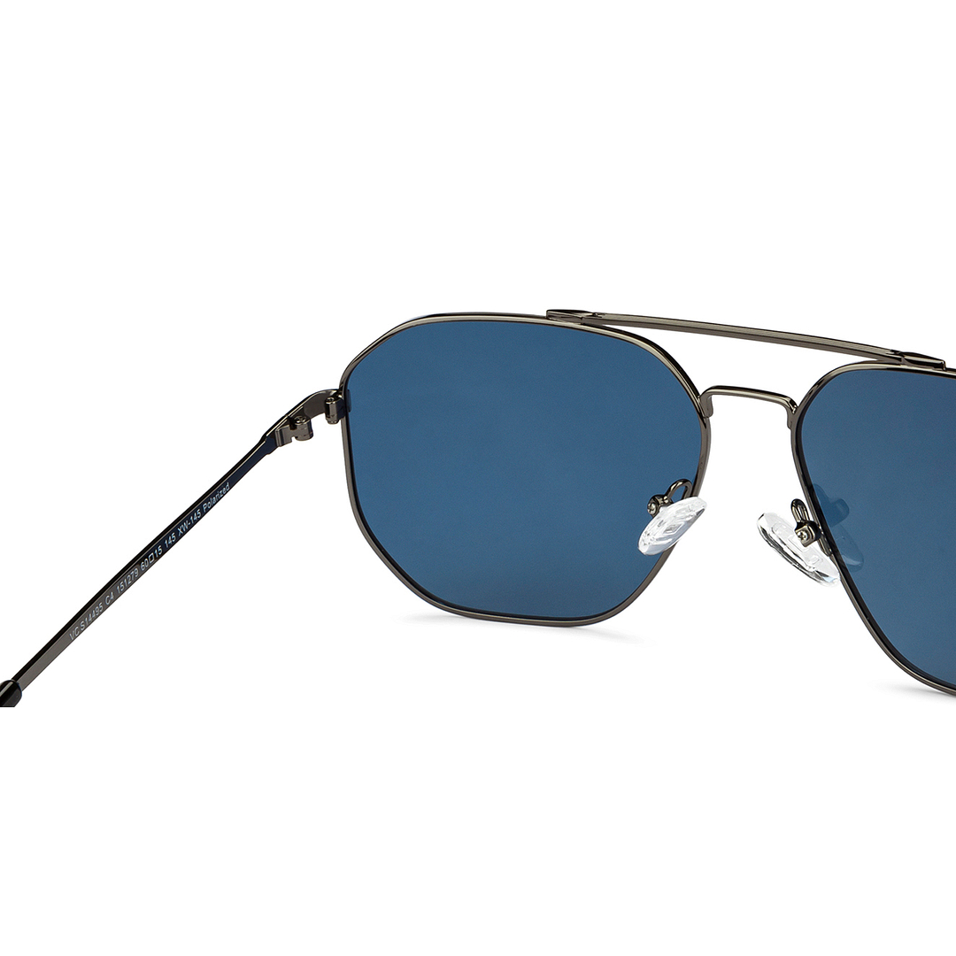 Vincent Chase Online Gunmetal Full Rim Geometric right side