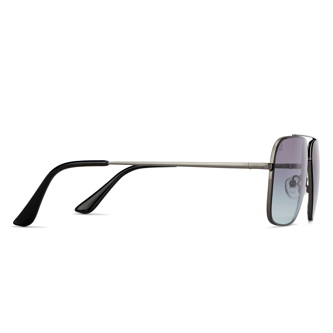 Vincent Chase Gunmetal Full Rim Square left side
