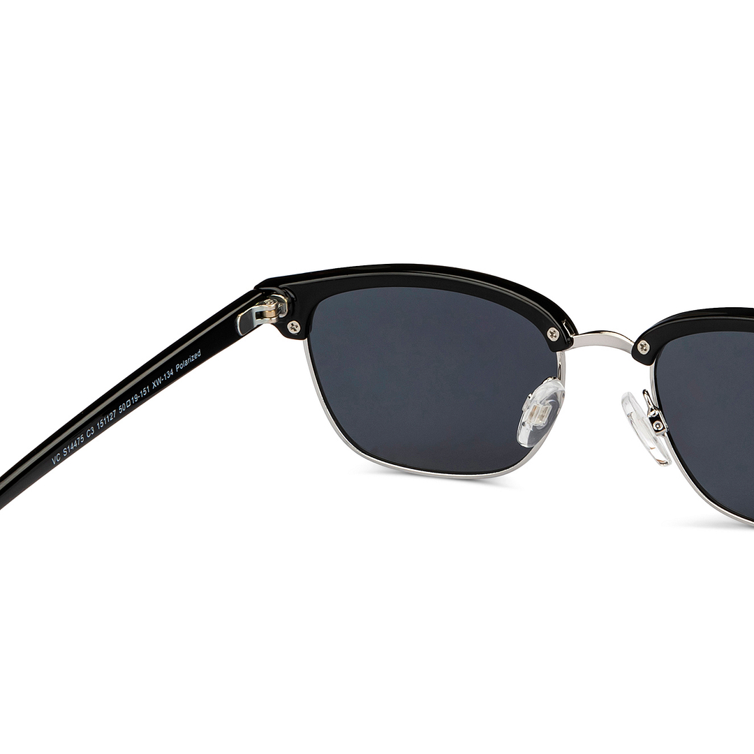 Vincent Chase Silver Full Rim Clubmaster right side