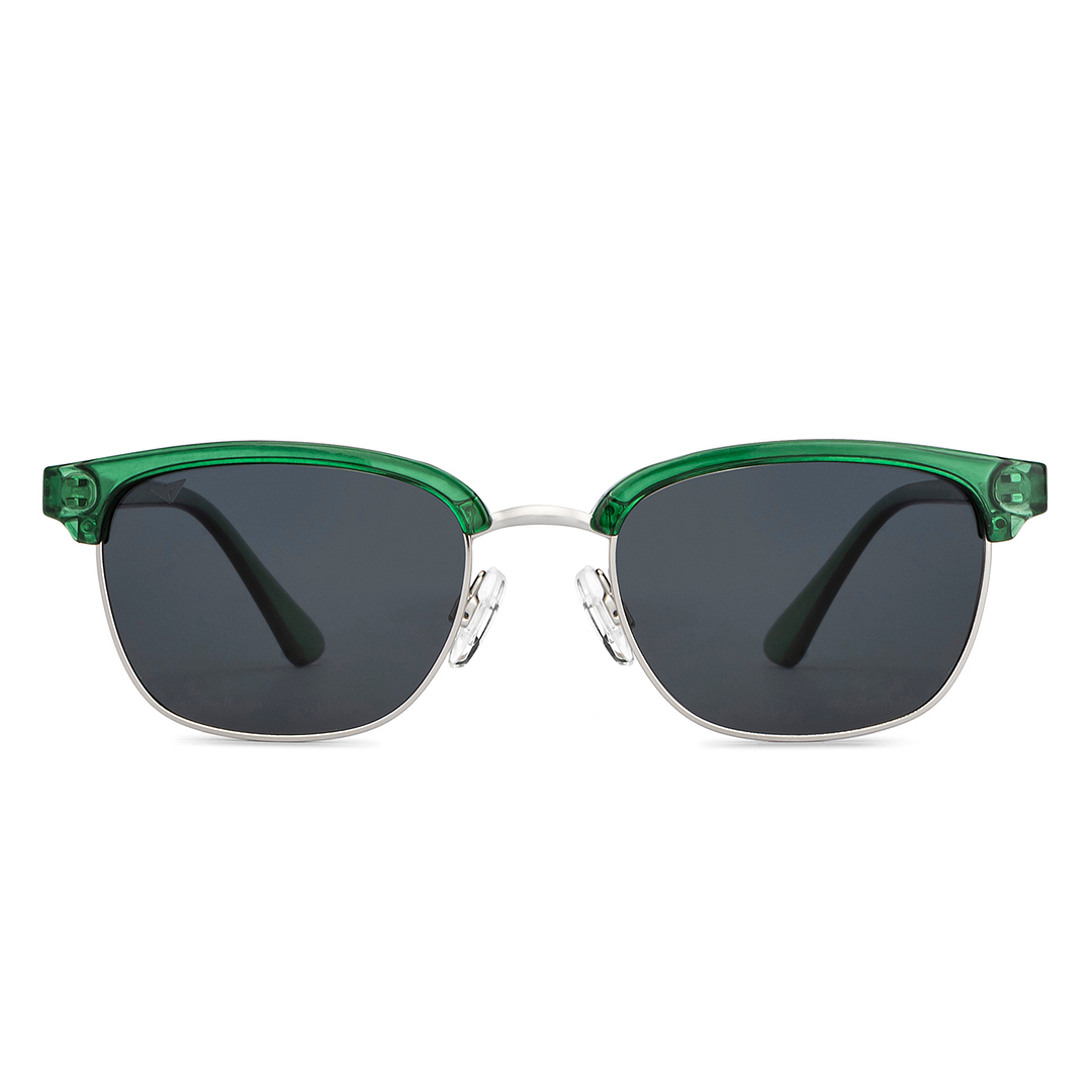 Vincent Chase Online Silver Full Rim Clubmaster left side