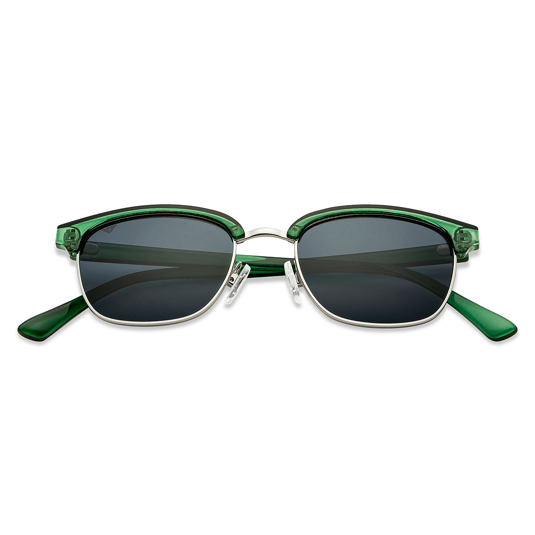 Vincent Chase Online Silver Full Rim Clubmaster left side