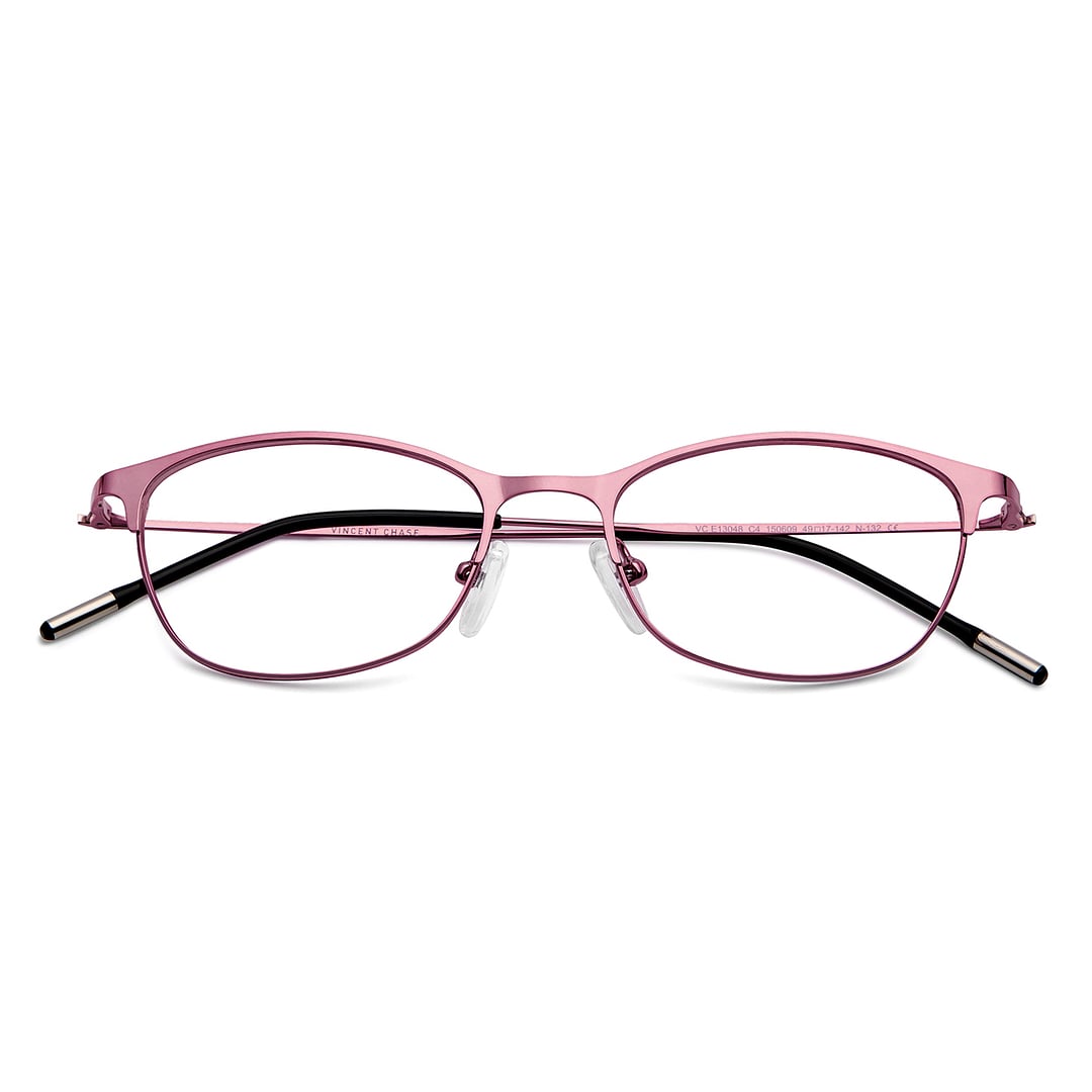 Vincent Chase Pink Full Rim Cat Eye left side