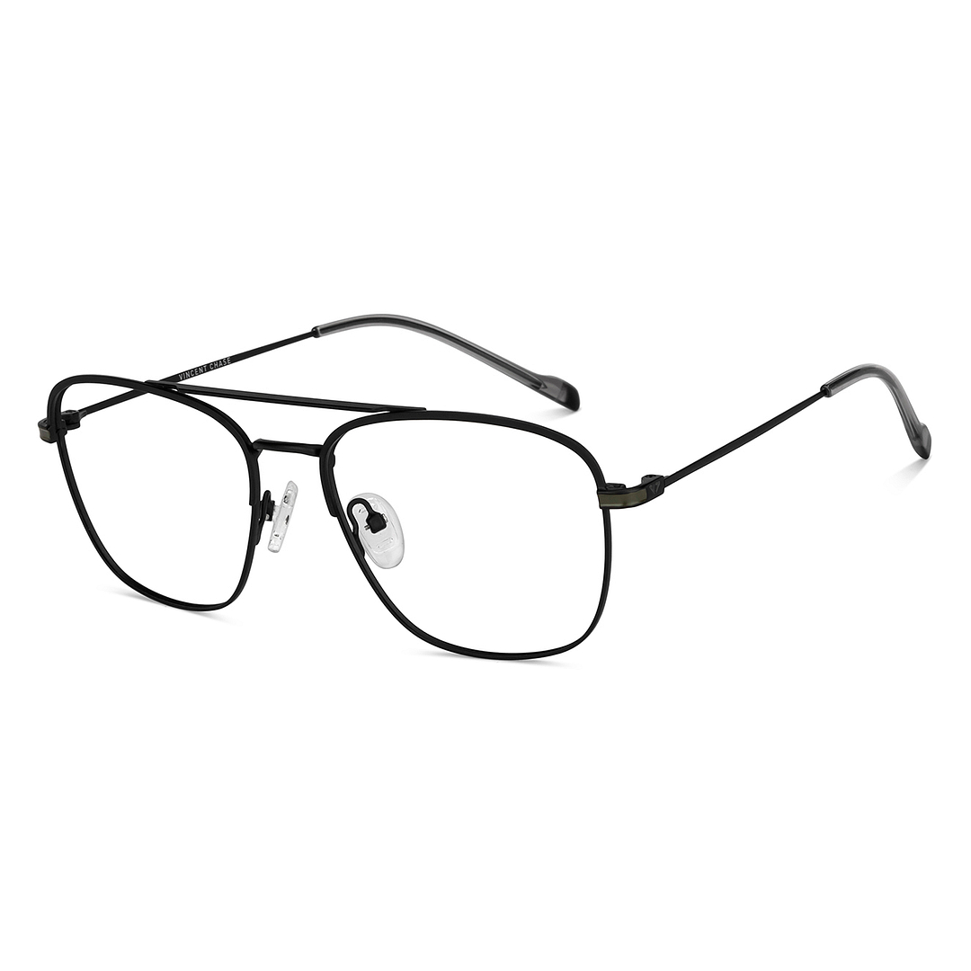 Vincent Chase Black Full Rim Square right side
