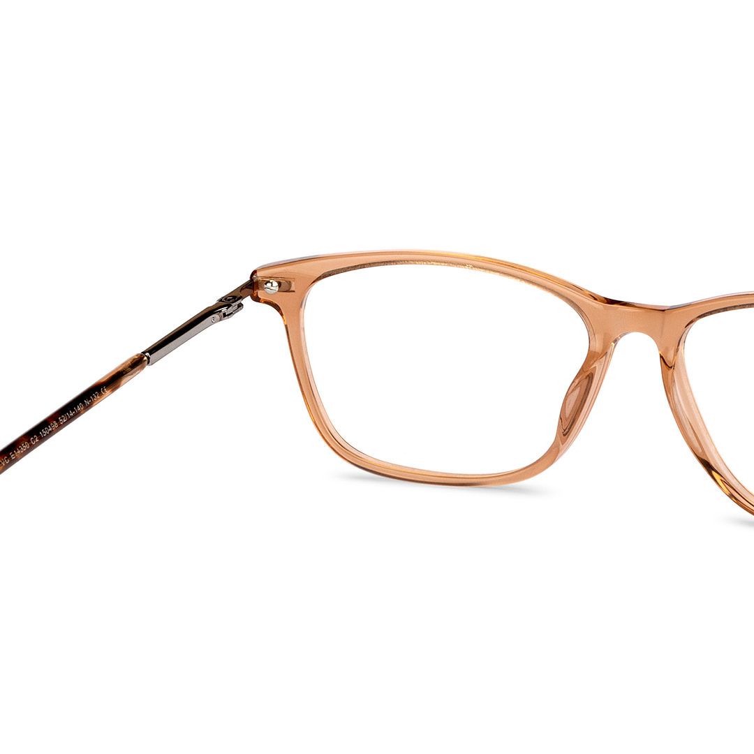 Vincent Chase Online Brown Transparent Full Rim Rectangle right side