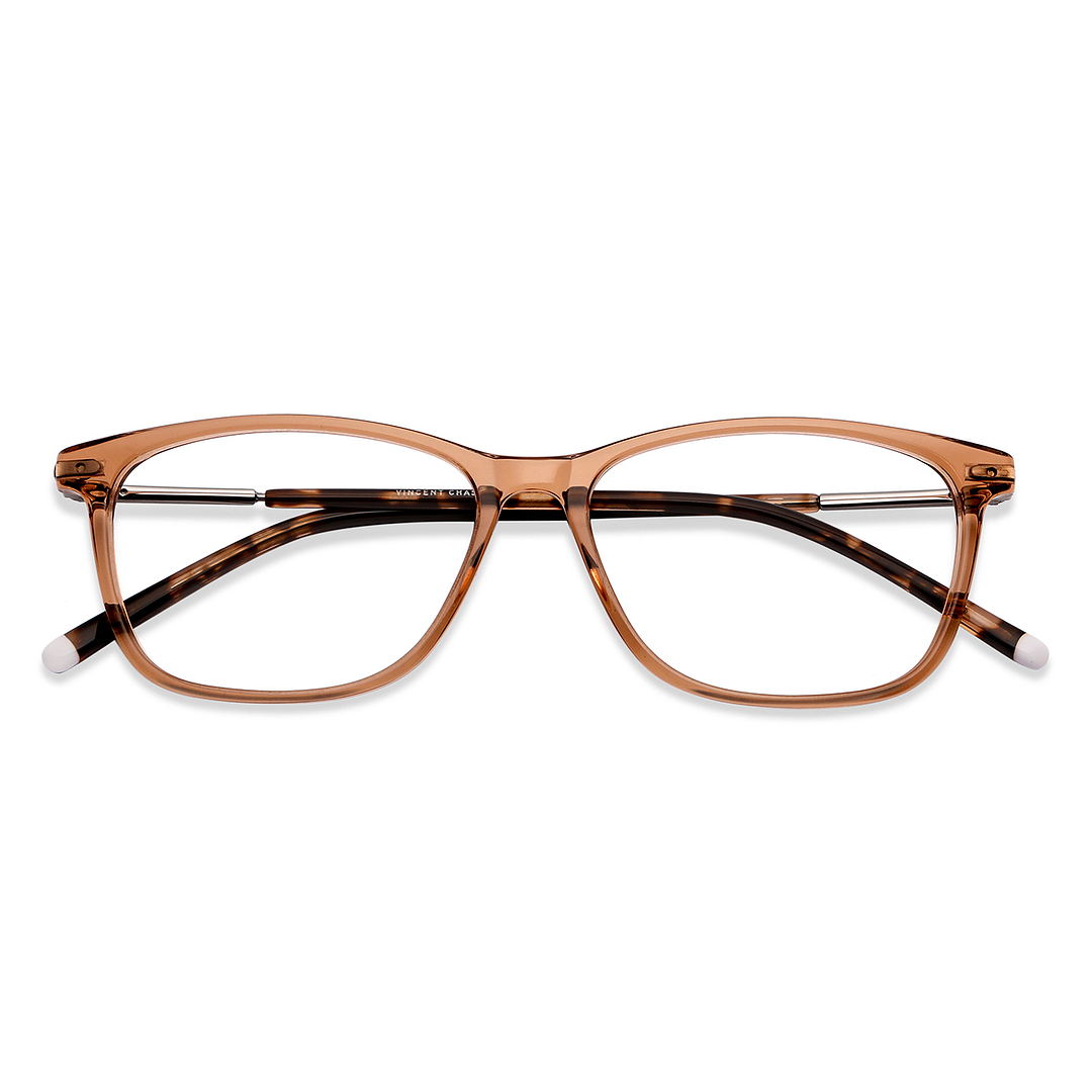 Vincent Chase Online Brown Transparent Full Rim Rectangle left side