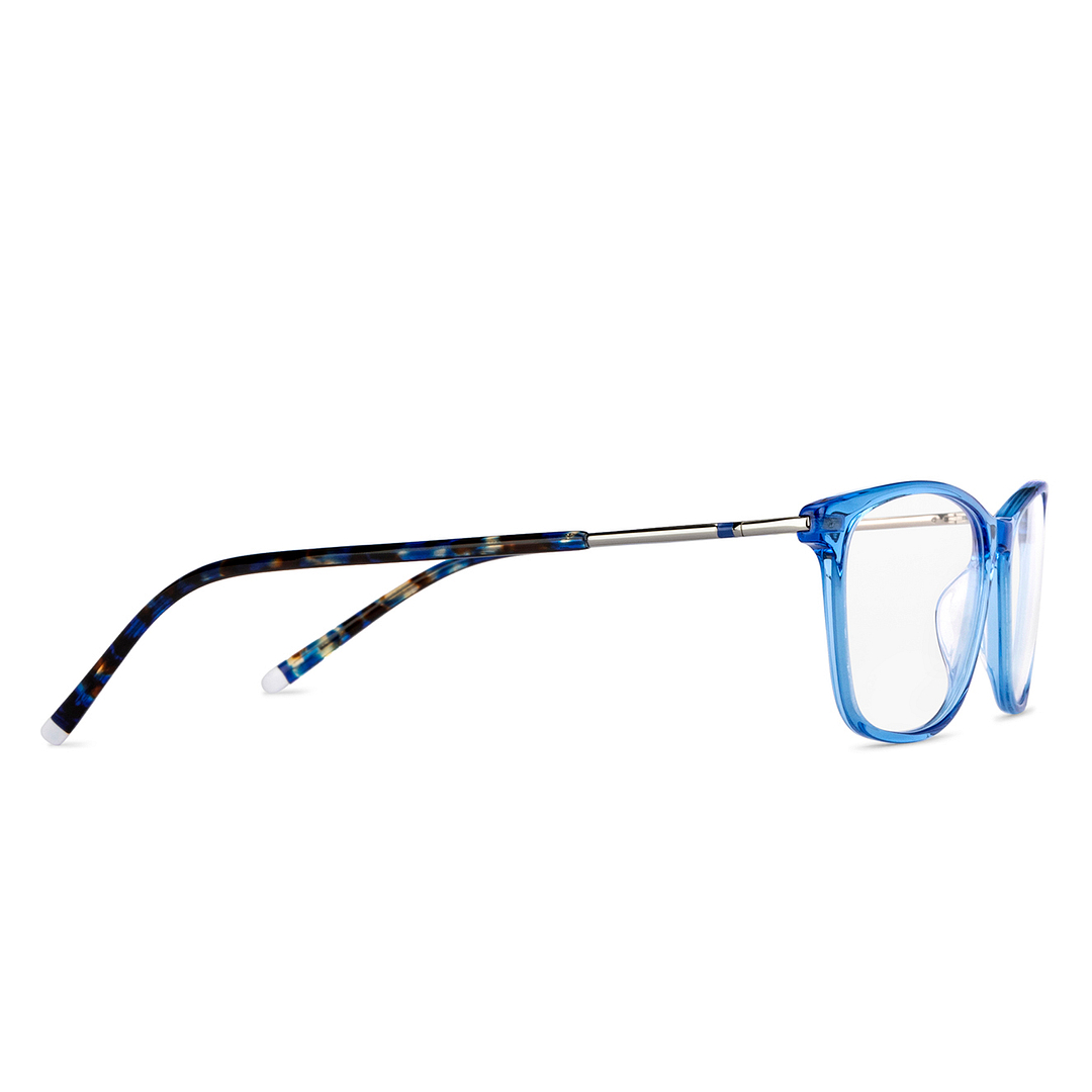 Vincent Chase Online Blue Transparent Full Rim Rectangle left side