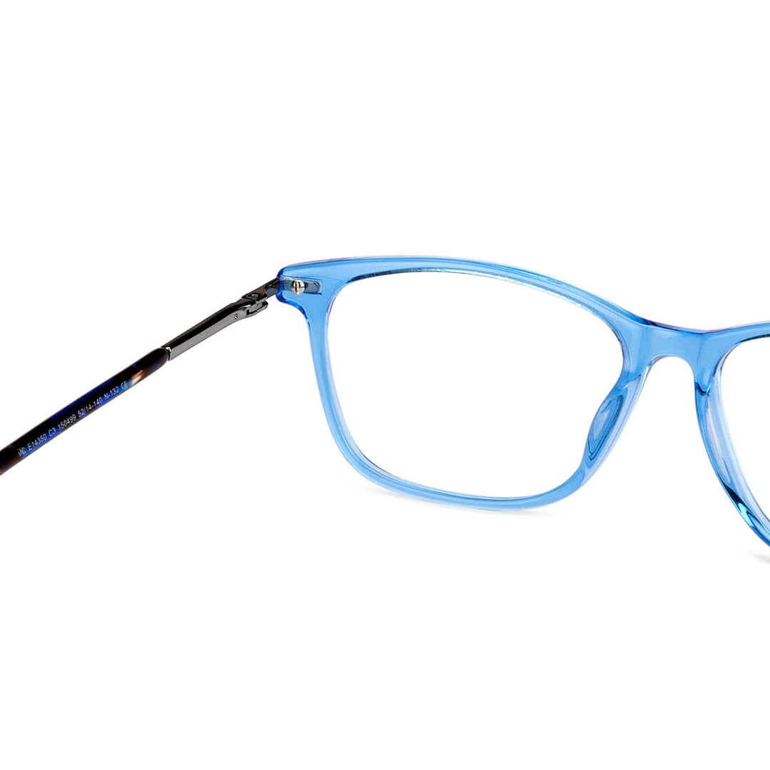 Vincent Chase Online Blue Transparent Full Rim Rectangle right side