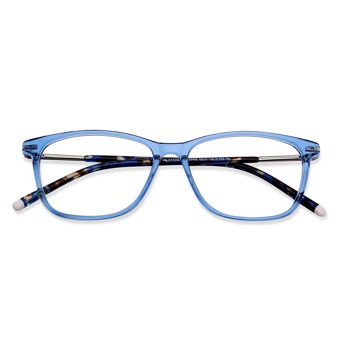 Vincent Chase Online Blue Transparent Full Rim Rectangle left side