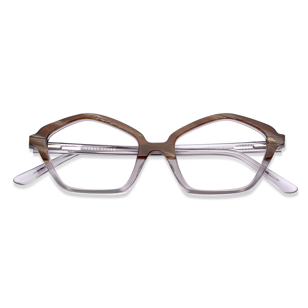 Vincent Chase Online Light Gray Full Rim Cat Eye left side