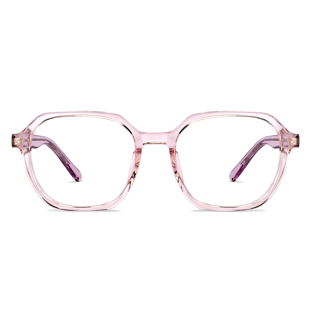 Vincent Chase Online Purple Transparent Full Rim Geometric left side
