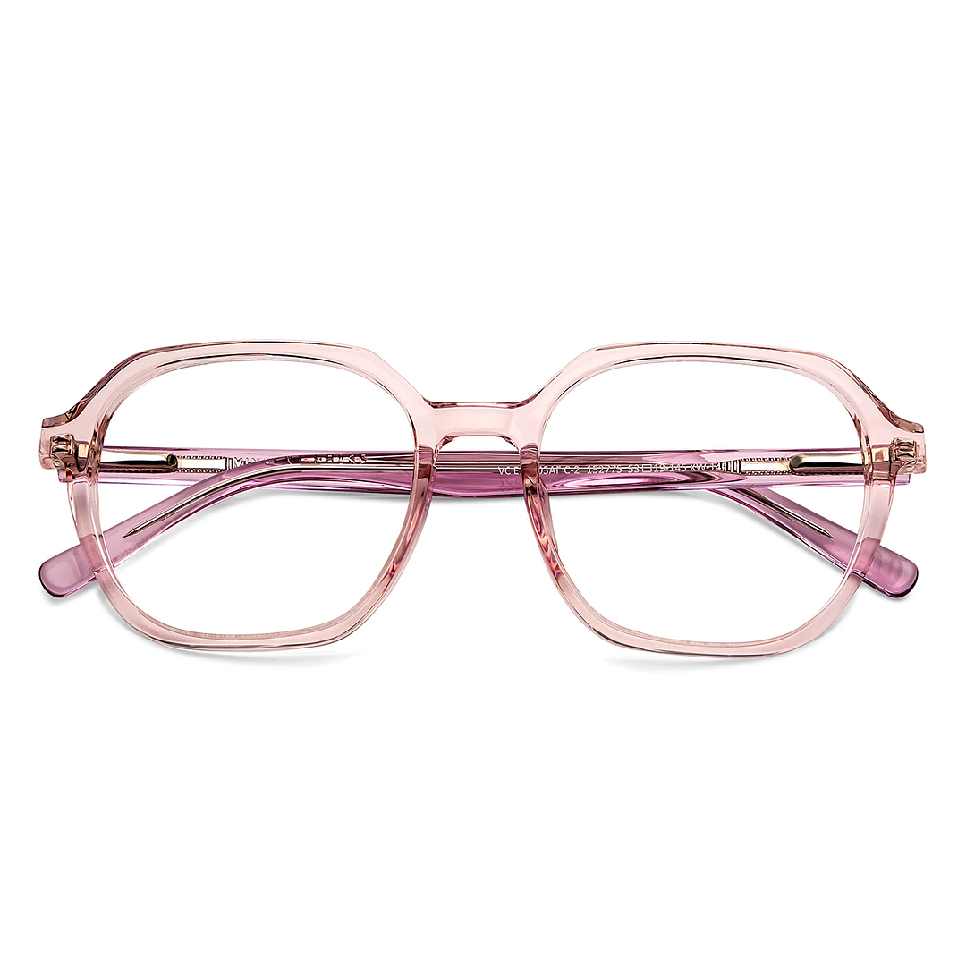 Vincent Chase Online Purple Transparent Full Rim Geometric left side