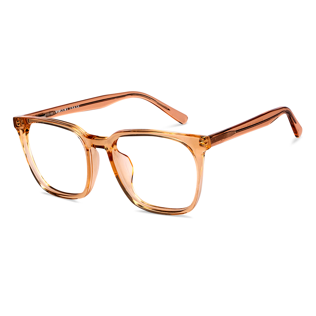 Vincent Chase Online Orange Transparent Full Rim Square right side