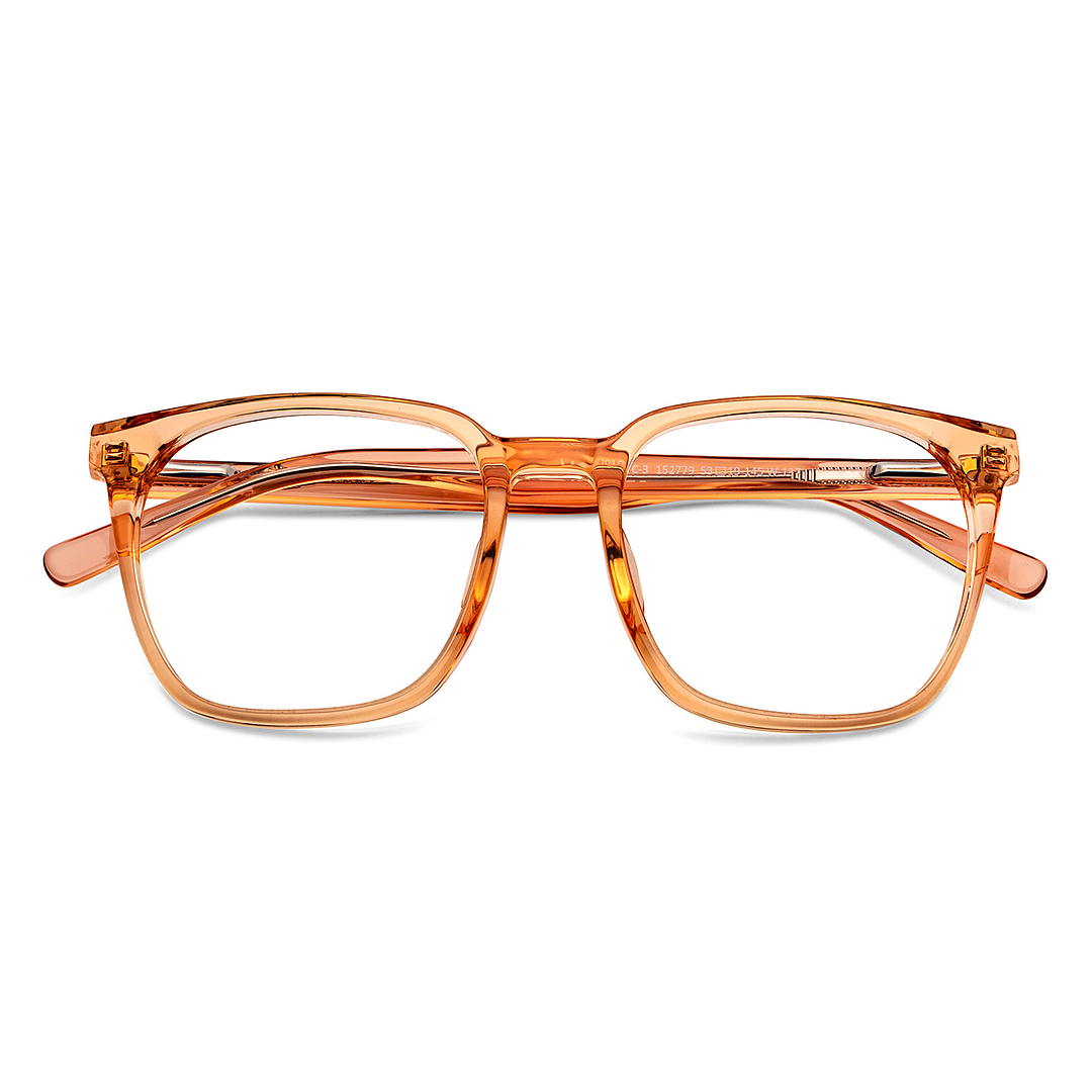 Vincent Chase Online Orange Transparent Full Rim Square left side