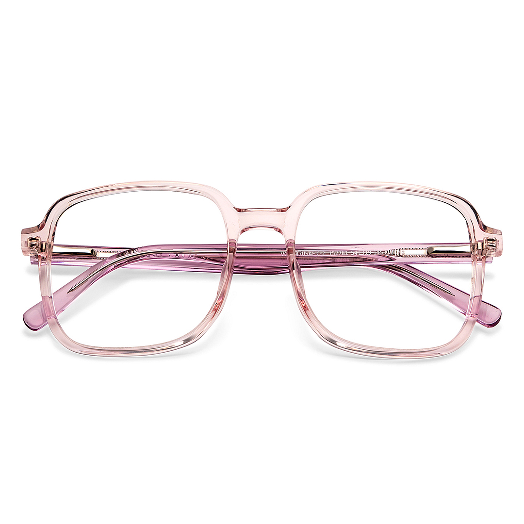 Vincent Chase Online Purple Transparent Full Rim Square left side