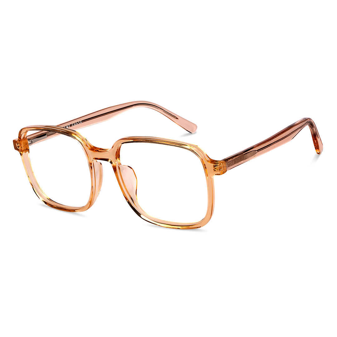 Vincent Chase Online Orange Transparent Full Rim Square right side
