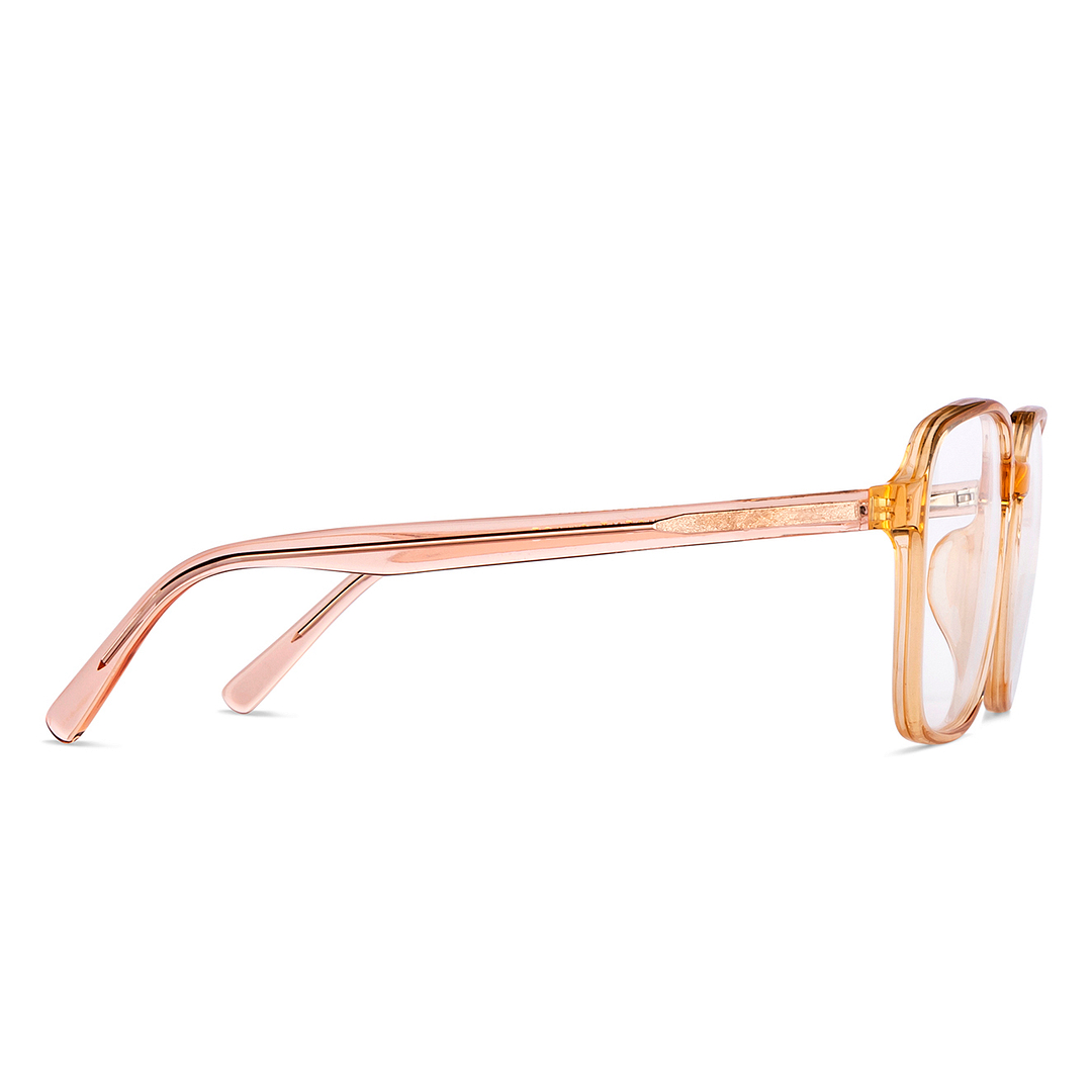 Vincent Chase Online Orange Transparent Full Rim Square left side
