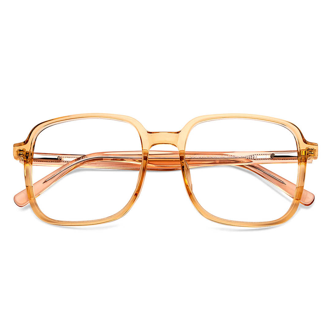 Vincent Chase Online Orange Transparent Full Rim Square left side