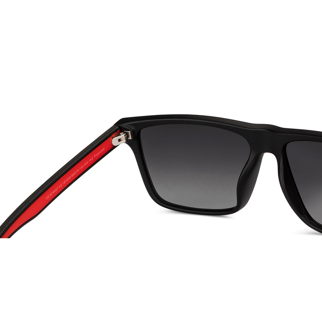 Vincent Chase Black Full Rim Rectangle right side