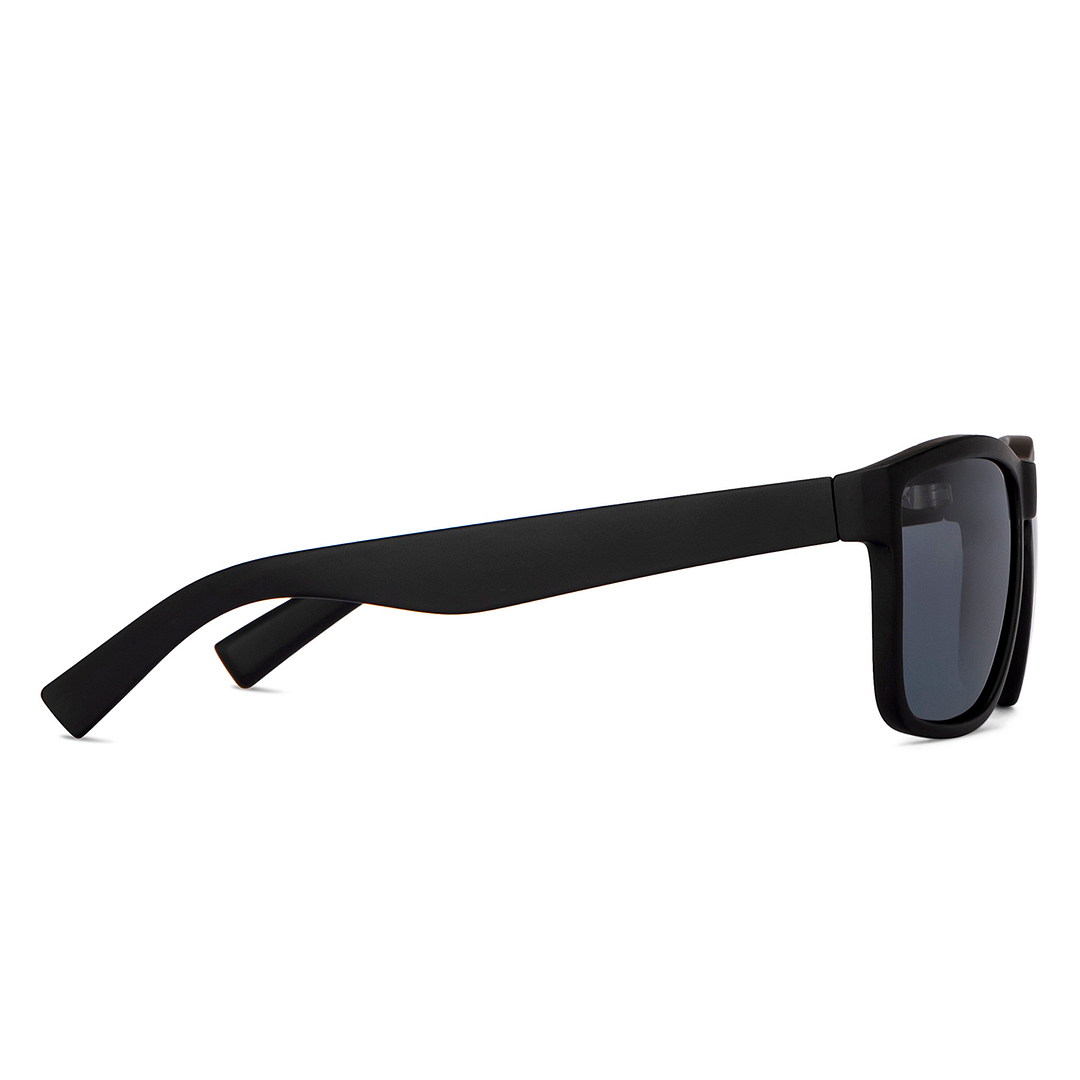 Vincent Chase Black Full Rim Rectangle left side