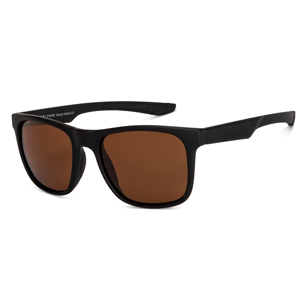 Vincent Chase Black Full Rim Square left side