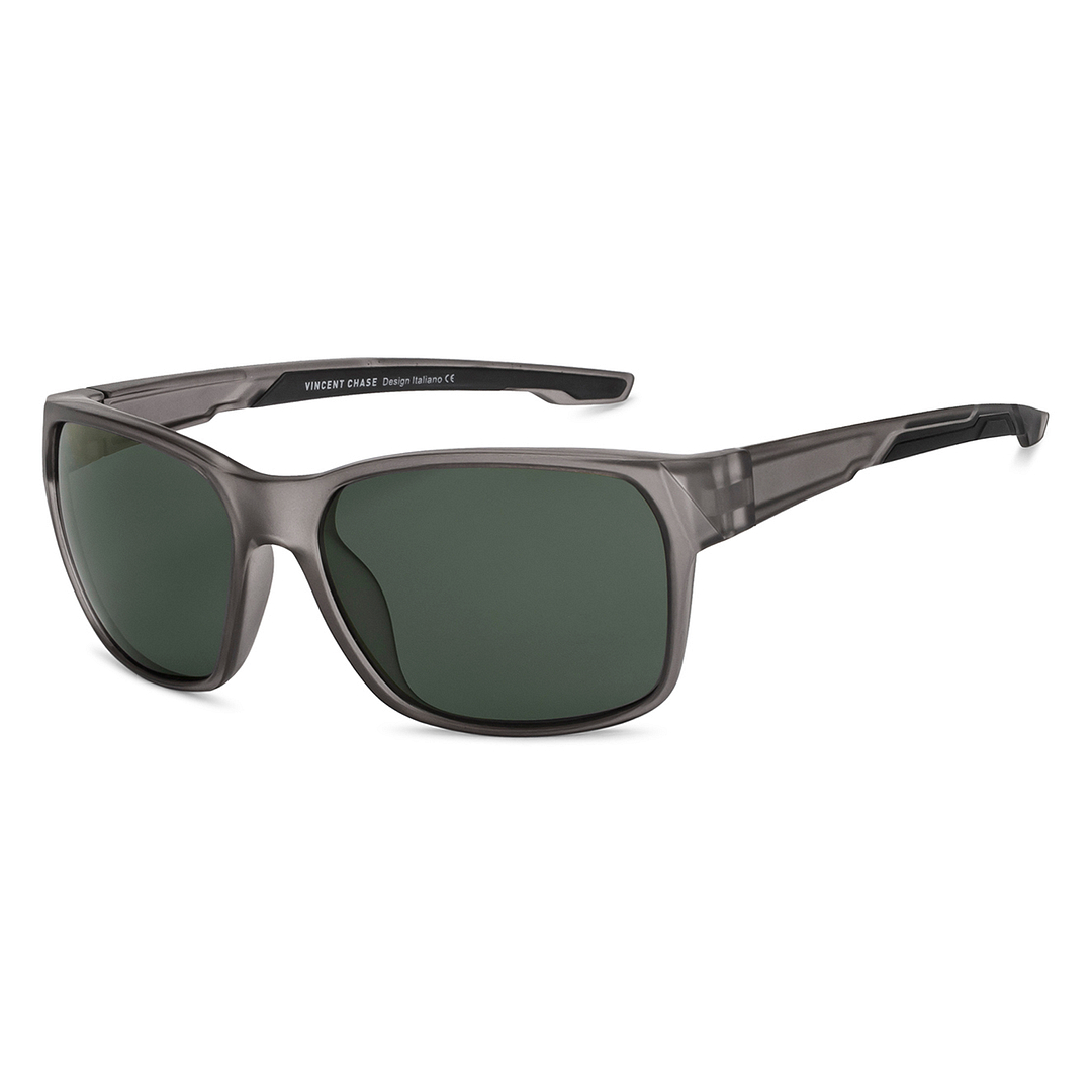 Vincent Chase Polarized Grey Full Rim Square right side