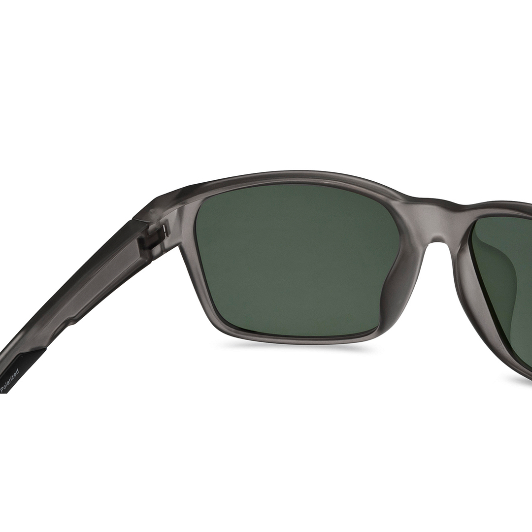 Vincent Chase Polarized Grey Full Rim Square left side