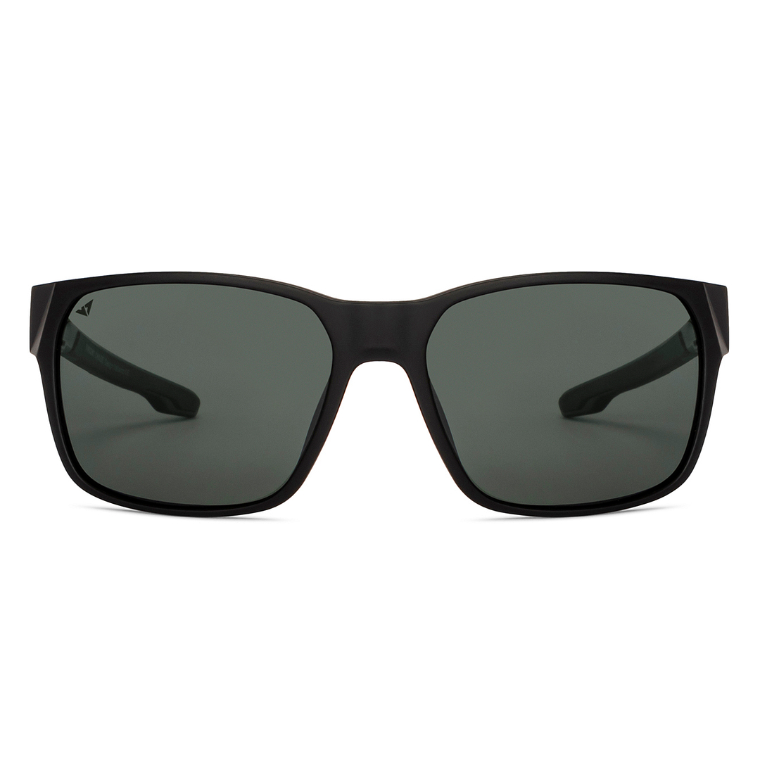 Vincent Chase Black Full Rim Square left side