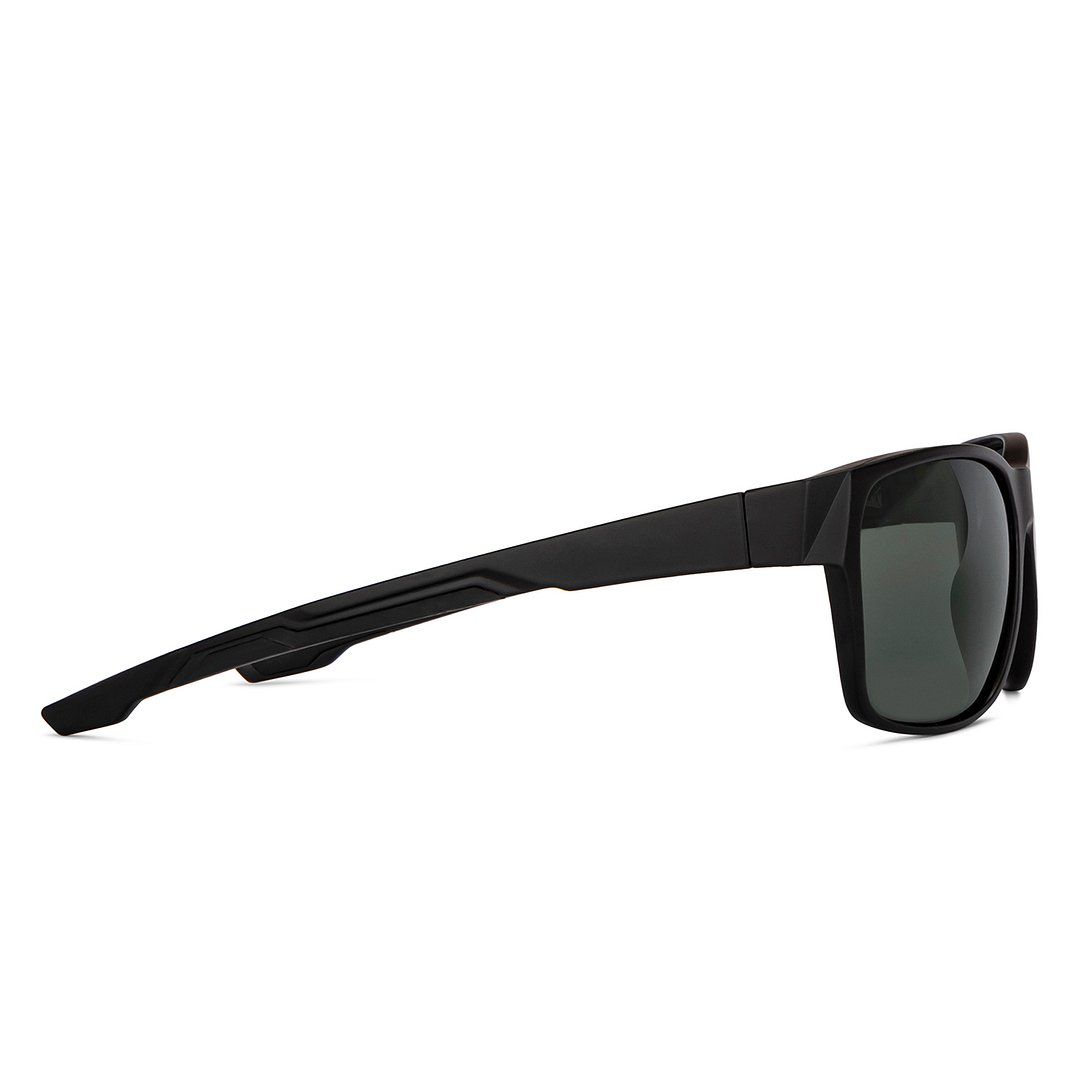 Vincent Chase Black Full Rim Square left side
