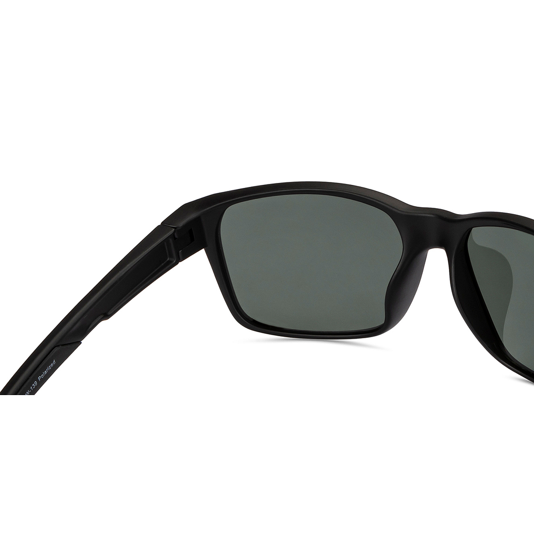 Vincent Chase Black Full Rim Square right side