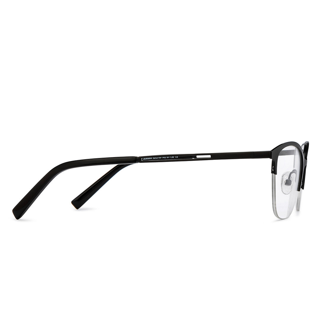 Vincent Chase Online Black Half Rim Cat Eye left side