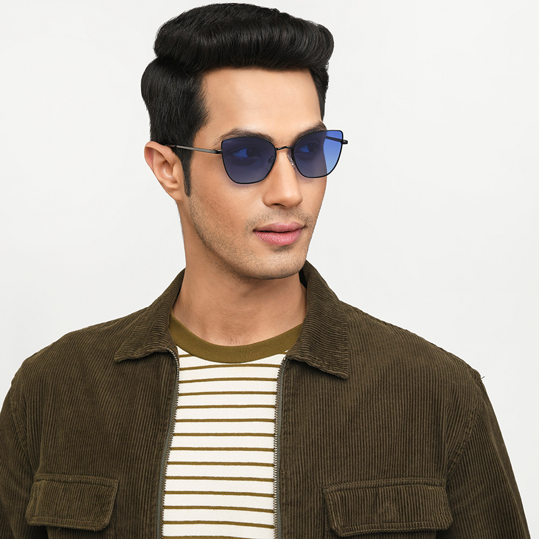 Vincent Chase Polarized Black Full Rim Cat Eye right side