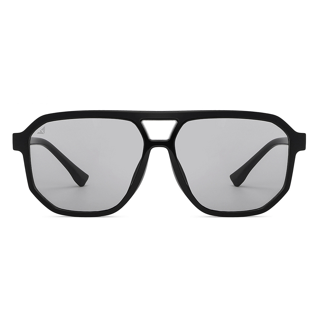 Vincent Chase Black Full Rim Geometric right side