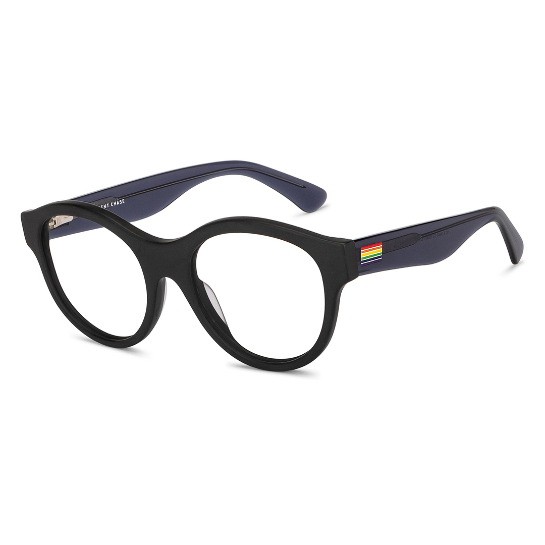 Vincent Chase Online Black Full Rim Round right side