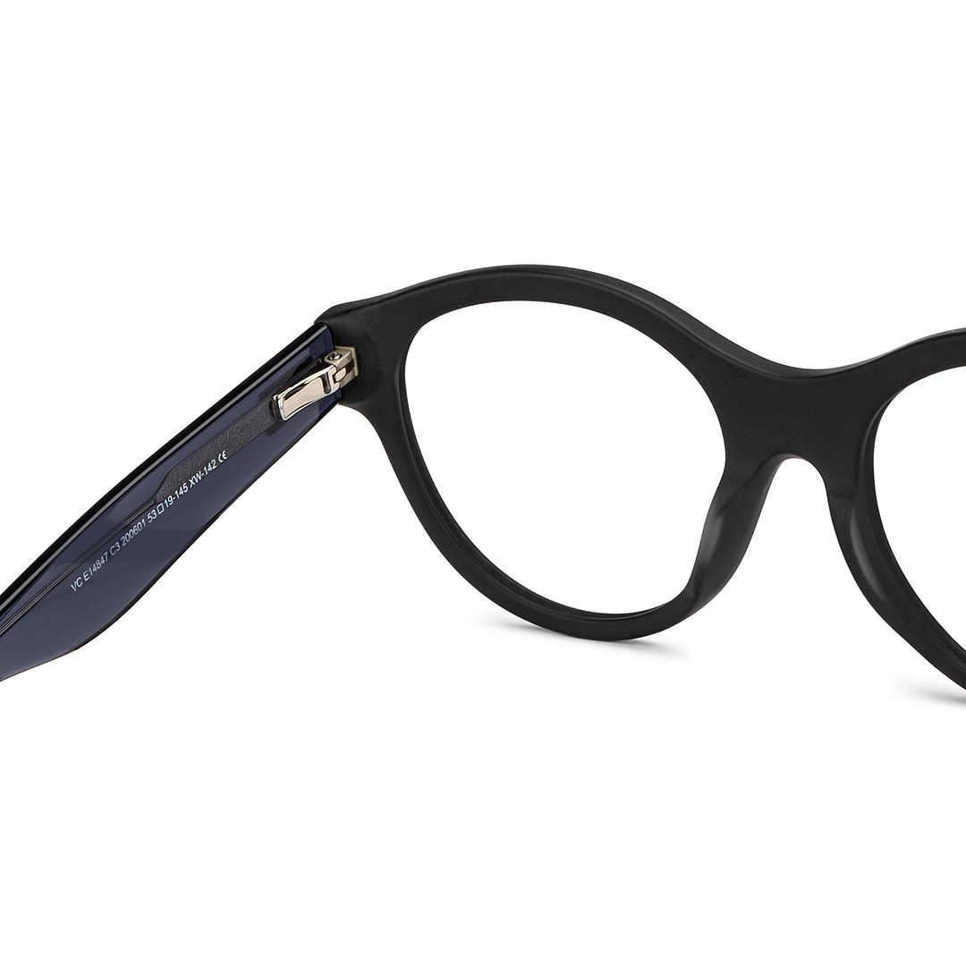 Vincent Chase Online Black Full Rim Round right side