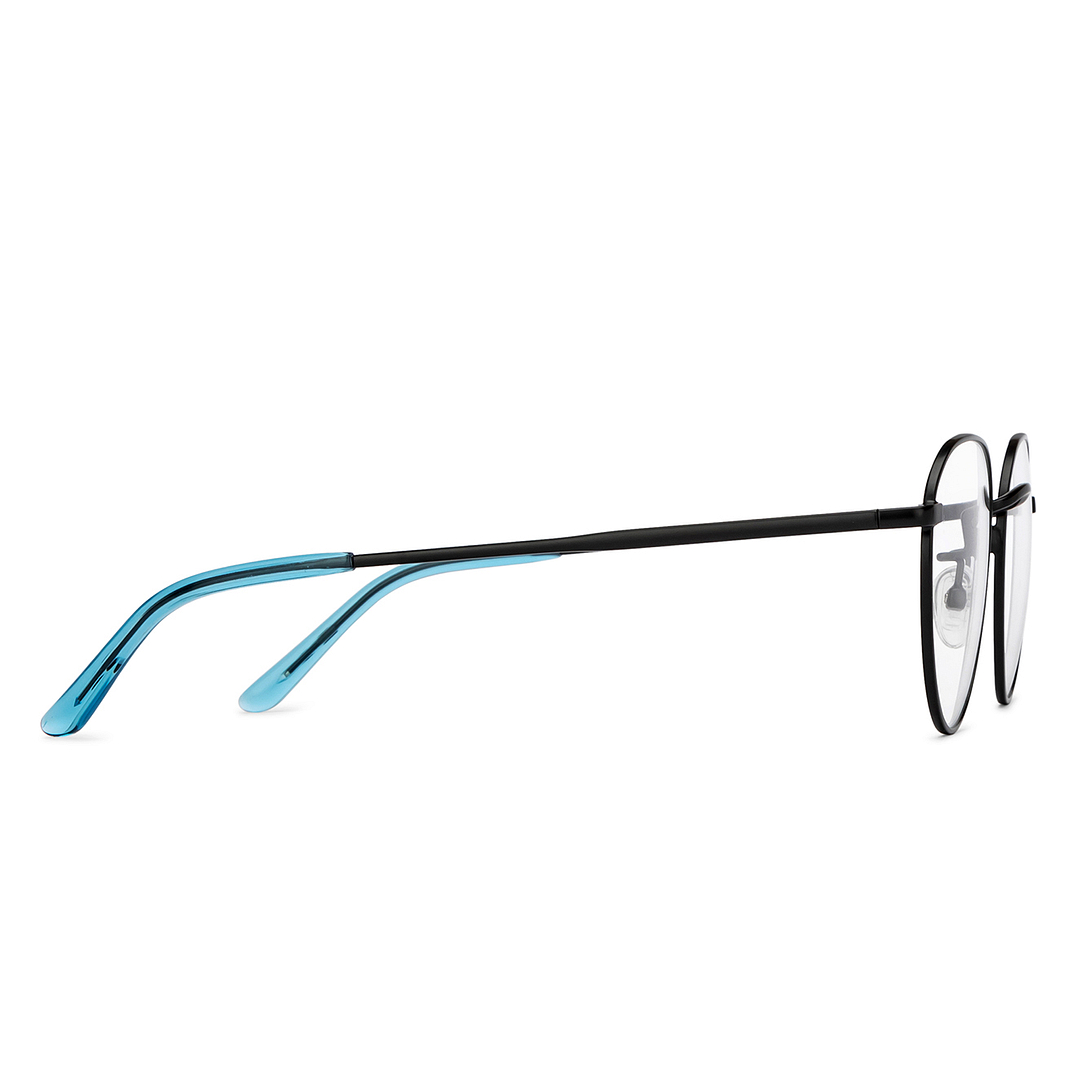 Vincent Chase Online Black Full Rim Round left side