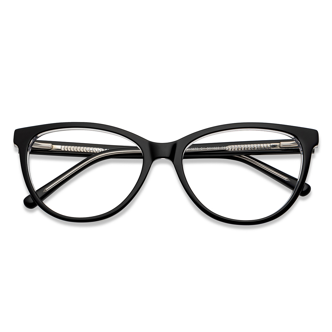 Vincent Chase Online Black Full Rim Cat Eye left side
