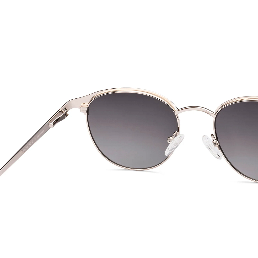 Vincent Chase Polarized Black Full Rim Clubmaster right side