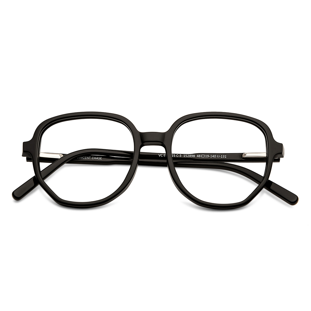 Vincent Chase Online Black Full Rim Geometric left side