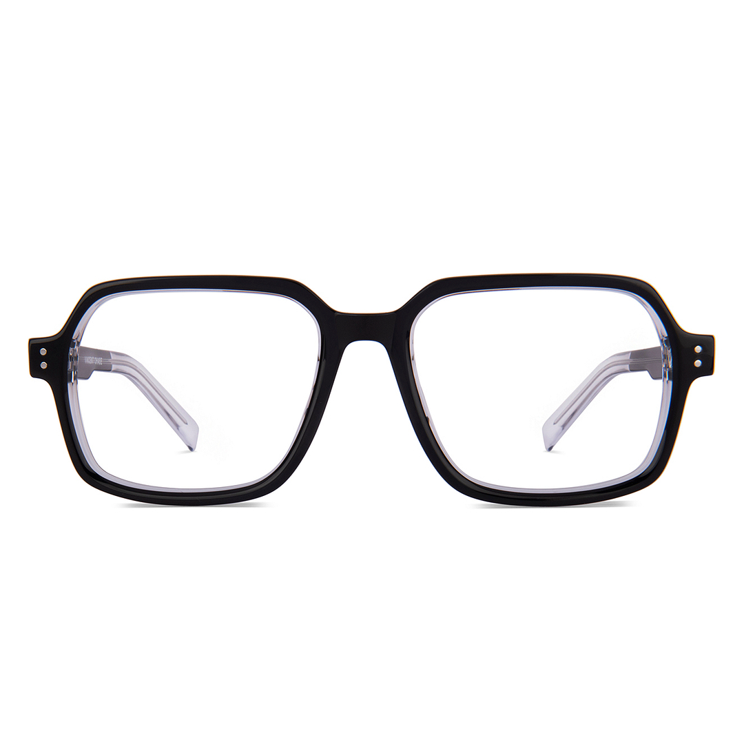 Vincent Chase Black Full Rim Geometric right side