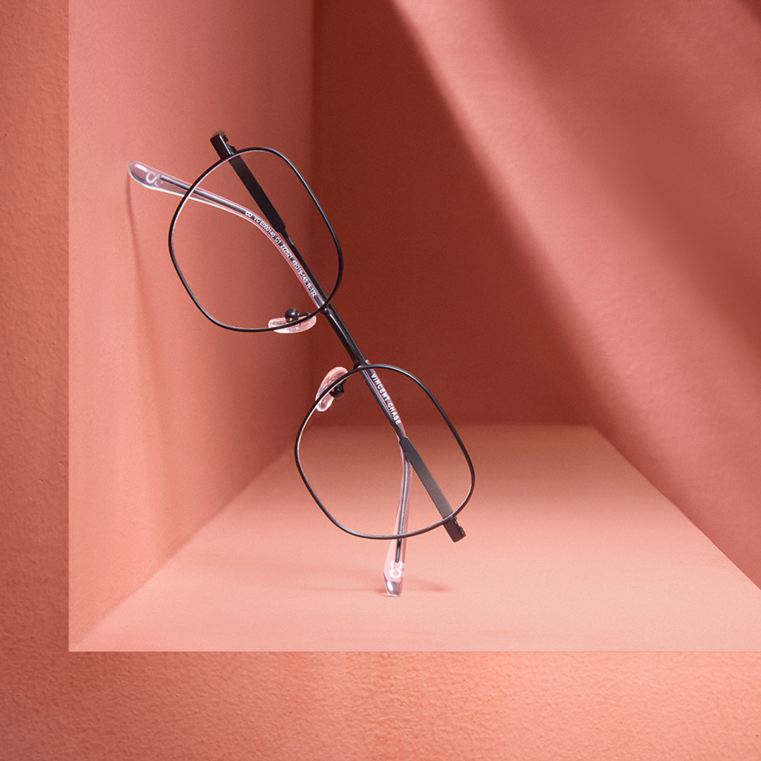 Vincent Chase Online Black Full Rim Geometric left side